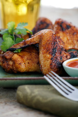 Asian Barbecue. Chicken - Studio
