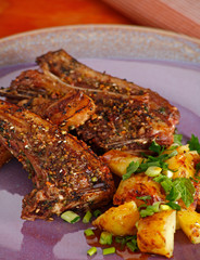 Asian Barbecue. Lamb - Studio