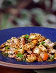 Asian Barbecue. Seafood - Studio