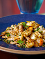 Asian Barbecue. Seafood - Studio