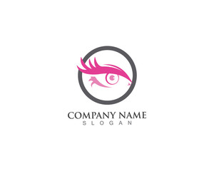 Branding Identity Corporate Eye Care vector logo design