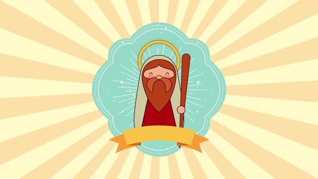 saint joseph father manger character