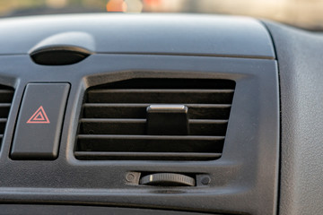 Obraz na płótnie Canvas car air condition cooling system, breeze flow