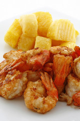 Italian Food. Gamberi - studio