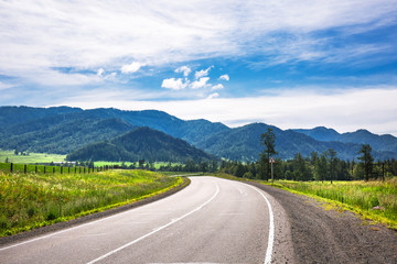 Chuysky tract. Altai Republic, Russia