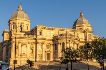 The Basilica Santa Maria Maggiore, the largest Marian church in Rome