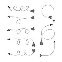 arrows and bows element set