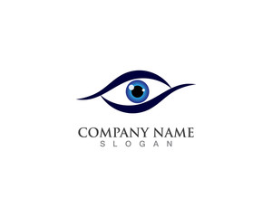 Eye care logo symbol template vector icons app