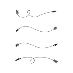 arrows and bows element set