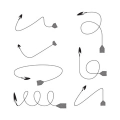arrows and bows element set
