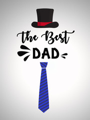 design drawings for father's day, in the form of illustrations with colorful and modern