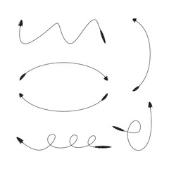 arrows and bows element set