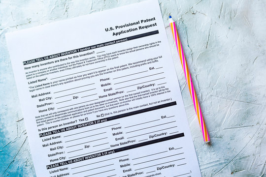 U.S. Provisional Patent. Application Request