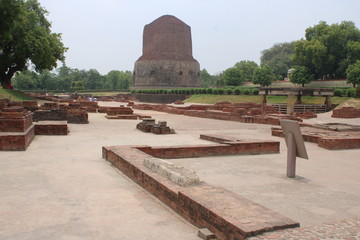 ancient sarnath temple in varanasi
