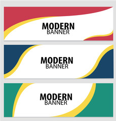 modern banner design template
