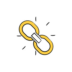 link icon in yellow theme