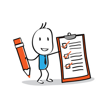 nuthead smile plans holding pencil and paper with plans in it stickman hand drawn