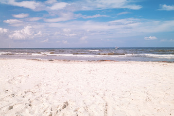 Serenity tropical beach Polariod instagram filter applied.