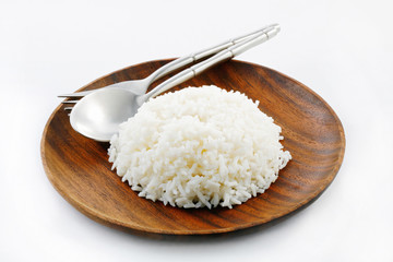 Thai Food. Steamed Rice - Studio