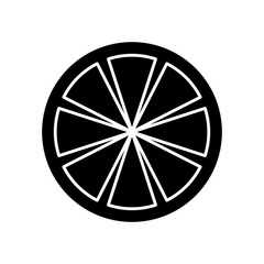 Obraz premium Orange Slice icon for your project
