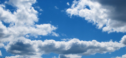 Obraz premium blue sky with white clouds