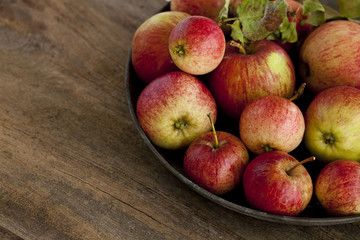 Rustic Still Life With Apples