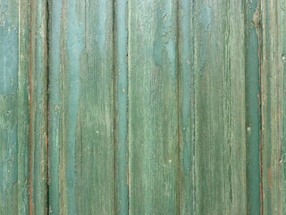 Fototapeta na wymiar Green wooden plank for background