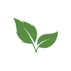 Obraz premium Logos of green Tree leaf ecology nature element