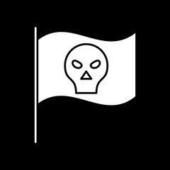 Pirate Flag icon for your project