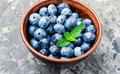 Berries blueberries or bilberry