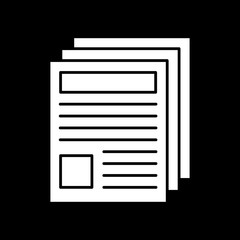 Newspaper icon for your project