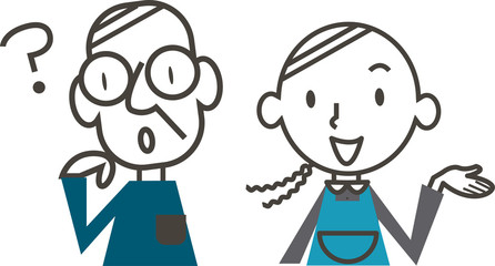 高齢男性　Q&A　介護職員