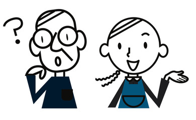 高齢男性　Q&A　介護職員