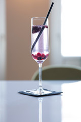 nice Cocktail glasses on a white table