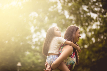 Fototapeta premium Mother is a fairy.