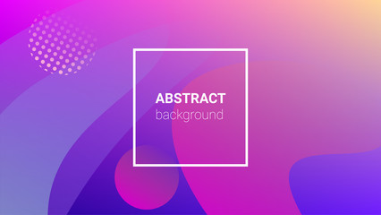 Gradient Background. Modern Geometric Pattern. Banner Design Composition. Horizontal Orientation. Gradient Background.