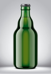 Glass bottle mockup. 