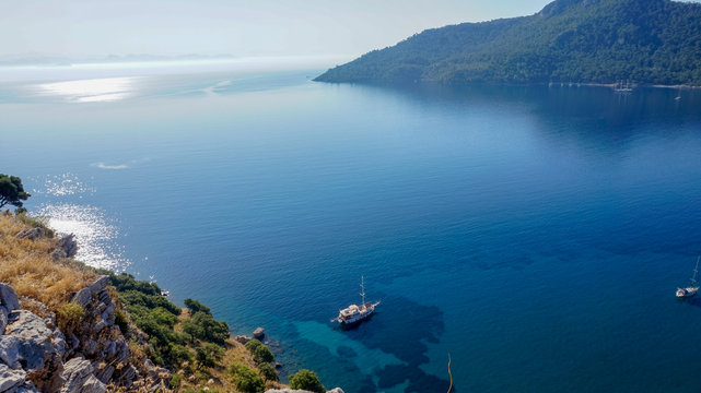 Panorama of Turunc bay