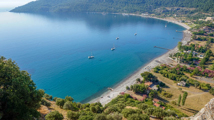 Fototapeta premium Panorama of Turunc bay