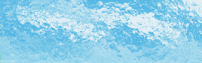 The sky which I looked at from all over the sea (sky blue), and it was made in 3D Render.