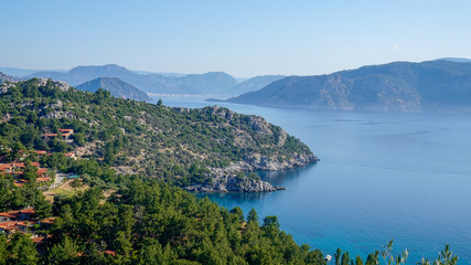Panorama of Turunc bay