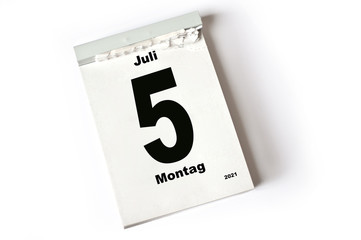 5. Juli 2021