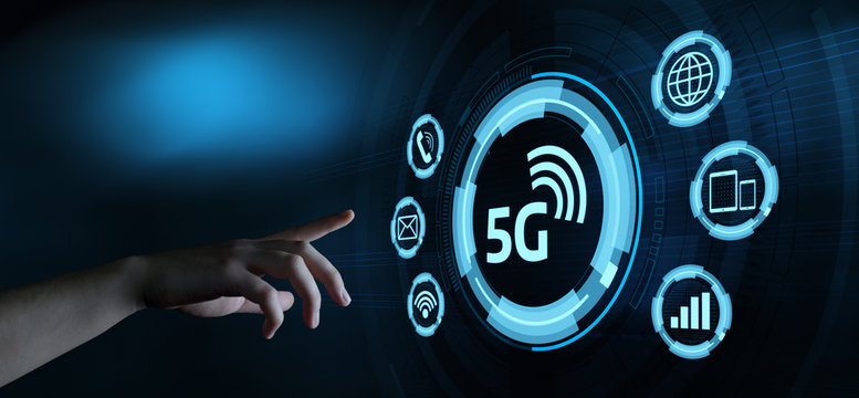 5G Network Internet Mobile Wireless Business concept