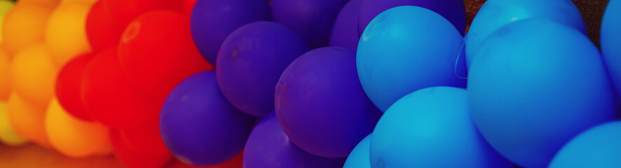 Colorful balloons background