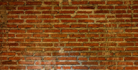 Naklejka premium red brick wall, can be used as wallpaper and background