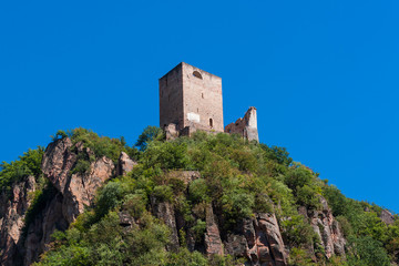 Fototapeta na wymiar Neuhaus castle in Terlano