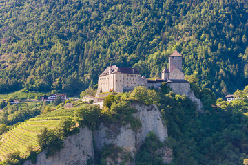 Fototapeta na wymiar Tirolo castle in Alto Adige