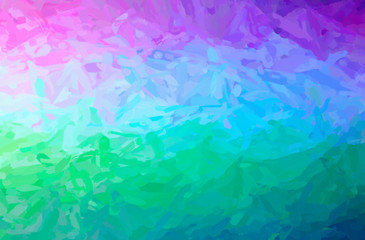 Fototapeta na wymiar Abstract illustration of green, purple Impressionist Impasto background