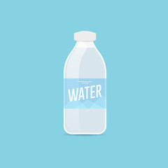 Water Bottle Color Vector Icon
