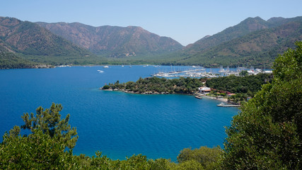 Panorama of Selimiye Bay